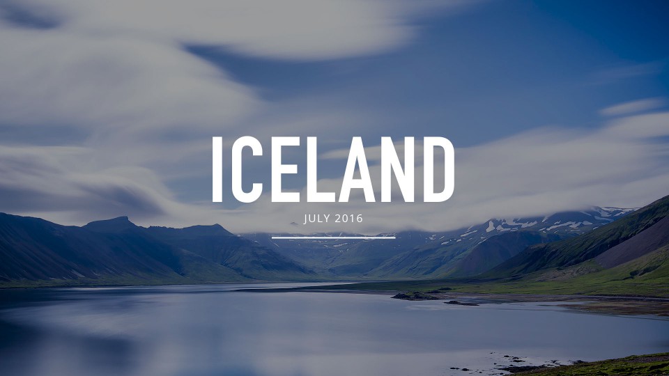Iceland Summer Photography